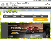 Tablet Screenshot of cambridgeautogroup.com